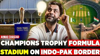 Champions Trophy Problem SOLVED under 4 Minutes  Stadium on Pak  India Border🇵🇰🇮🇳 [upl. by Ynnej]