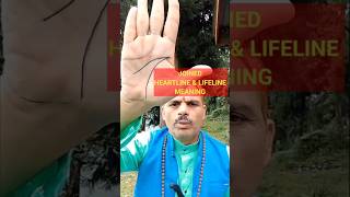 Heart Line and Head Line Joined Meaning  Head Line  Mind Line palmistry astrology [upl. by Alet]