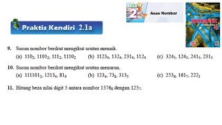 KSSM Matematik Tingkatan 4 Bab 2 praktis kendiri 21a no9no11 Asas Nombor chapter 2 form 4 buku [upl. by Htezil]