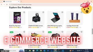 e commerce website project Nextjs amp Tailwind CSS  Governor IT Initiative [upl. by Missie]