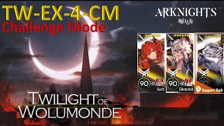 Arknights  TWEX4CM Challenge Mode  Surtr SilverAsh Mountain Trio [upl. by Eendys609]