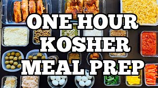 KOSHER MEAL PREP FOR THE WEEK  10 MEALS IN ONE HOUR  ORTHODOX JEWISH LIFE  FRUM IT UP [upl. by Tami]