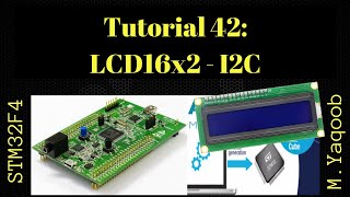 STM32 HAL with CubeMX Tutorial 42  I2C LCD16x2 driver [upl. by Euv]