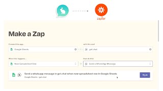 How to send personalized automated WhatsApp messages  Zapier Google Sheets  getchat [upl. by Eahs]