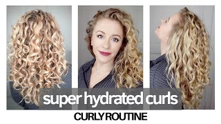 Curly Routine Naked Curls Using the Bowl Method for Ultimate Hydration [upl. by Odnomor188]