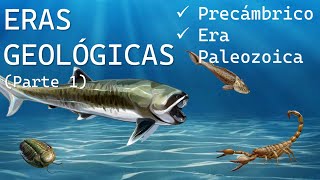 Las eras geológicas y su flora y fauna parte 1  Deinospalaios curiosidades prehistóricas [upl. by Nylynnej]