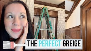 Painting My Dining Room Greige  Picking Paint Colors [upl. by Amato465]