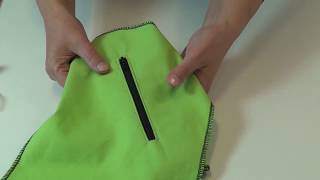 tutorial 45 zichtbare rits in zak bomber jack [upl. by Harmonia]