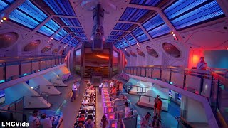 2021 Space Mountain ride  4K 60fps  Disneyland California  Low Light POV [upl. by Kassab]