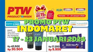 Promo PTW Indomaret Terbaru 17  23 Januari 2024  Product of The Week Indomaret [upl. by Refinney]