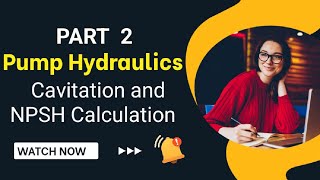 Cavitation and NPSH Calculation  Pump Hydraulics  Process design engineering Chemical engineering [upl. by Ecneitap]