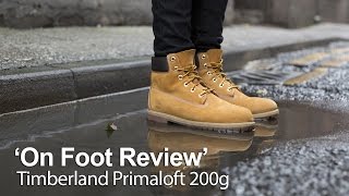 On Foot Review Timberland Primaloft 200g Boots [upl. by Hsotnas382]