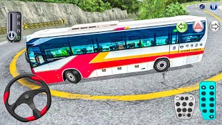 New Coach Bus Kia Granbird Narrow Mountain Road Driving  3D Driving Class 2024  android Gameplay [upl. by Amorita125]