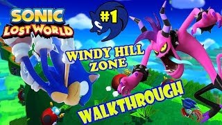 ABM Sonic Lost World Sonic Gangs Windy Hill Walkthrough 1 HD [upl. by Hepza]