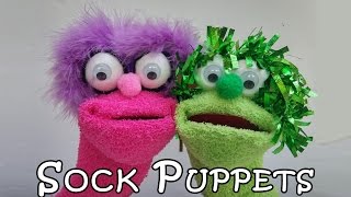 How to make Sock Puppets  Ana  DIY Crafts [upl. by Rubetta]