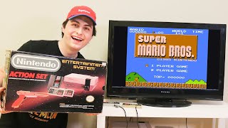 Unboxing the original Nintendo Entertainment System 35 Years Later [upl. by Fricke]