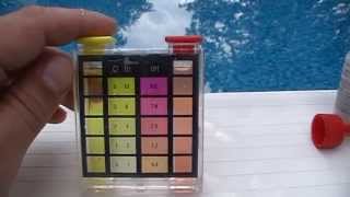 How To Test Swimming Pool Water Chlorine and PH Level With Test Kit [upl. by Aneeroc]