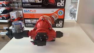 SEAFLO 33 Series 30 GPM 45 PSI Water Diaphragm Pump for Boats RVs Residential and Industrial use [upl. by Annais]