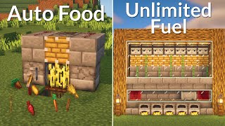 4 EASY Starter Farms For 121 Survival Minecraft [upl. by Tull]