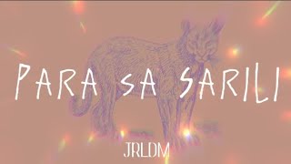 JRLDM  Para sa Sarili Lyric Video [upl. by Alleuol]