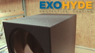 ExoHyde  A New Alternative for Finishing Speaker Cabinets [upl. by Aidyl538]