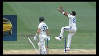 soft dismissal of wellset khawaja from bumrah fifth time of the bgt202425 [upl. by Beberg]