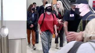 BILLIE EILISH ARRIVES IN SYDNEY AHEAD OF HER AUSTRALIAN TOUR [upl. by Rdnaskela719]