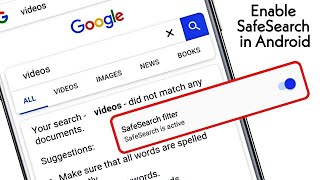 How to Enable SafeSearch Filter In Google [upl. by Ladnor]