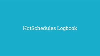 HotSchedules Logbook Overview [upl. by Rehctaht]