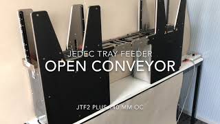 JEDEC Tray Feeder Open Conveyor [upl. by Leboff]