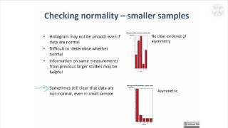 3 Tests for Continuous Data  Assessing Normality [upl. by Curran345]