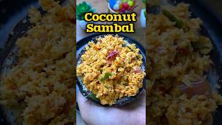 🥥🌴தேங்காய் சம்பல்😋👌 Coconut Sambal recipe😋👌shorts sambal srilankanrecipes [upl. by Zirtaeb]