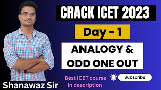 Day 1  Analogy amp Odd One out  Crack ICET 2023  AP ICET  TS ICET [upl. by Ayel]