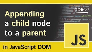 appendChild  JavaScript DOM Tutorial For Beginners [upl. by Remliw755]