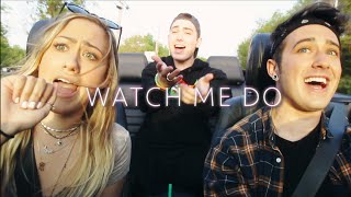 quotWatch Me Doquot  Meghan Trainor Gorenc siblings cover while driving [upl. by Atikcir]