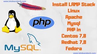 How to Install and Configure Apache Mysql PHP in Centos  Red Hat  Fedora LAMP stack [upl. by Jule]