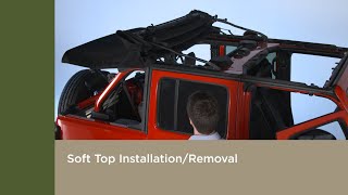 Soft Top Installation And Removal  How To  2019 Jeep Wrangler [upl. by Ylrebme]