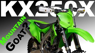 Can The KX250X Be A Mountain Machine Kawasaki [upl. by Eedrahs]