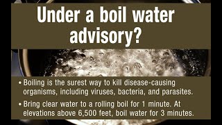 Boil Water Advisory [upl. by Haleehs]