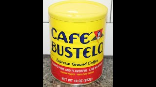 Café Bustelo Espresso Ground Coffee Review [upl. by Aicert]