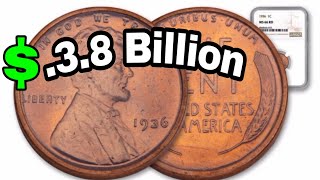 Top 50 Most Valuable Pennies Expensive Lincoln Cents 1933 to 1936 List of most Valuable pennies [upl. by Kciredec733]