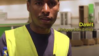 Refugees get job ready at IKEA Switzerland [upl. by Iat]