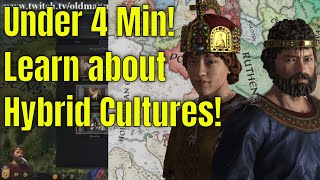 Crusader Kings 3 Royal Court  How to make a Hybrid Culture  Crusader Quickies [upl. by Aloin262]