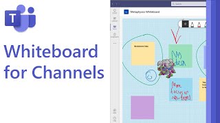 How to use Whiteboard in Microsoft Teams channels 2021 [upl. by Terrill]