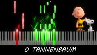 quotO Tannenbaumquot Vince Guaraldi from A Charlie Brown Christmas Piano Tutorial Free Sheet Music [upl. by Dekow484]