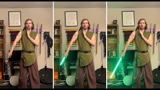 Neopixel Retractable Lightsaber Pike Demo [upl. by Paulsen]