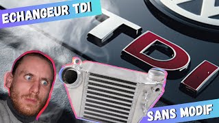 💥 ECHANGEUR Gros Volume TDI SANS Modif 💨 GOLF 4 [upl. by Dacia164]