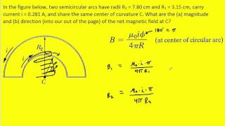 in the figure below two semicircular arcs have radii [upl. by Bj]