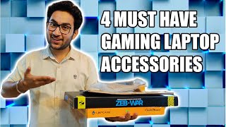 4 MUST HAVE Gaming Laptop Accessories  UNBOXING [upl. by Rivers]