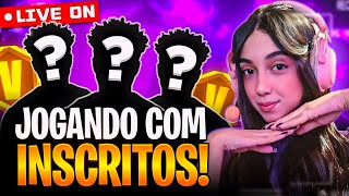 💜FREE FIRE AO VIVO💜4V4 E 6V6 💜JOGANDO COM INSCRITOS💜 AMORALINS ON💜 [upl. by Apul632]